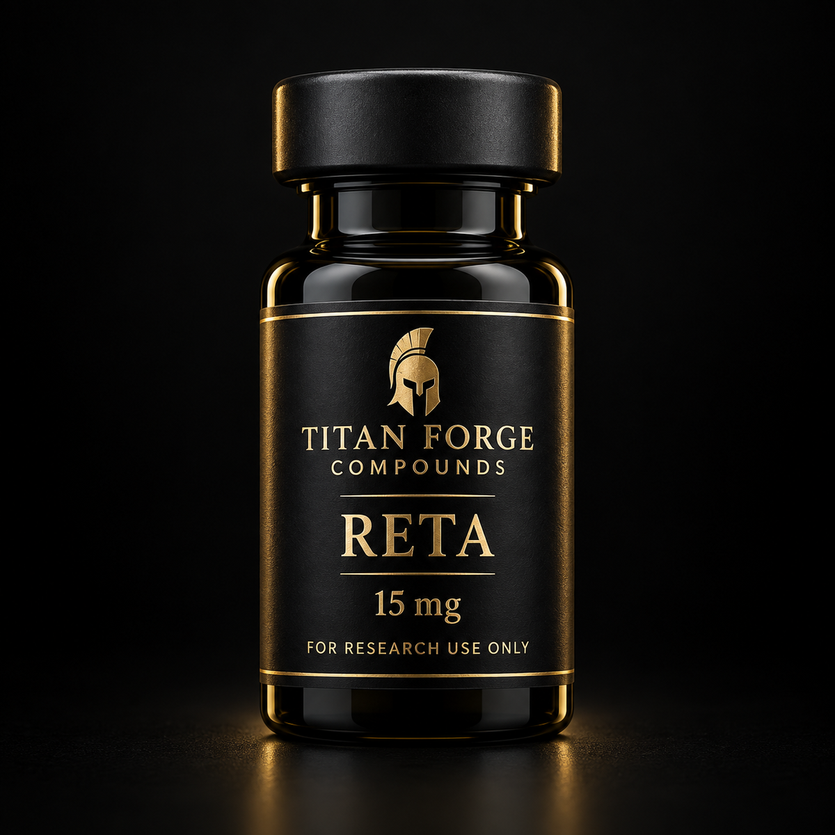 Retatrutide 15mg lyophilised research peptide vial – Titan Forge Compounds