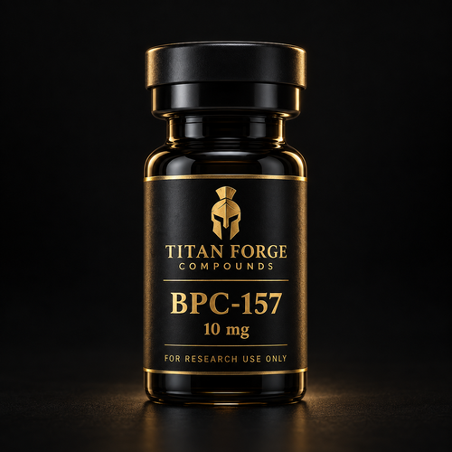 BPC-157 10mg lyophilised research peptide vial – Titan Forge Compounds