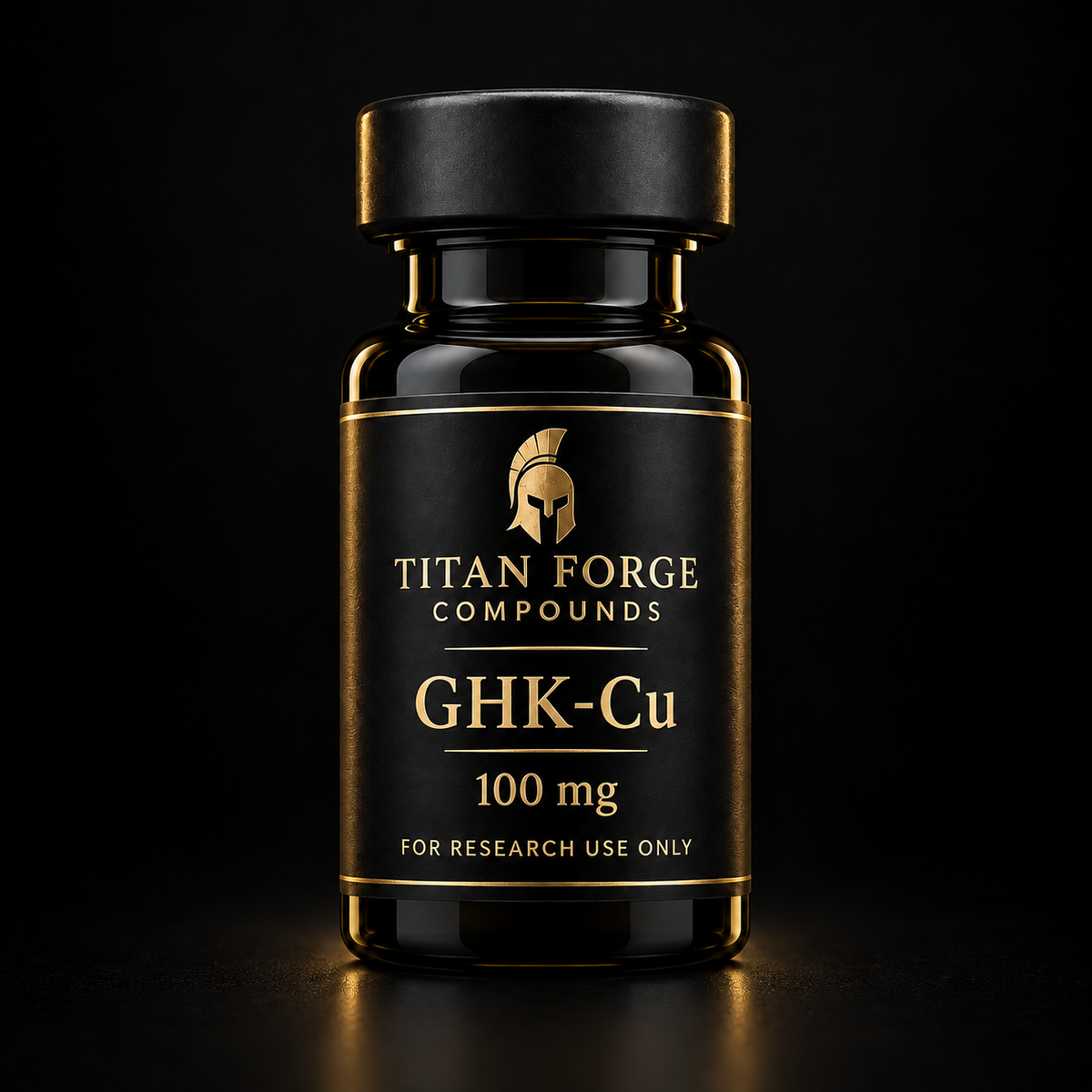 GHK-Cu 100mg lyophilised research peptide vial – Titan Forge Compounds