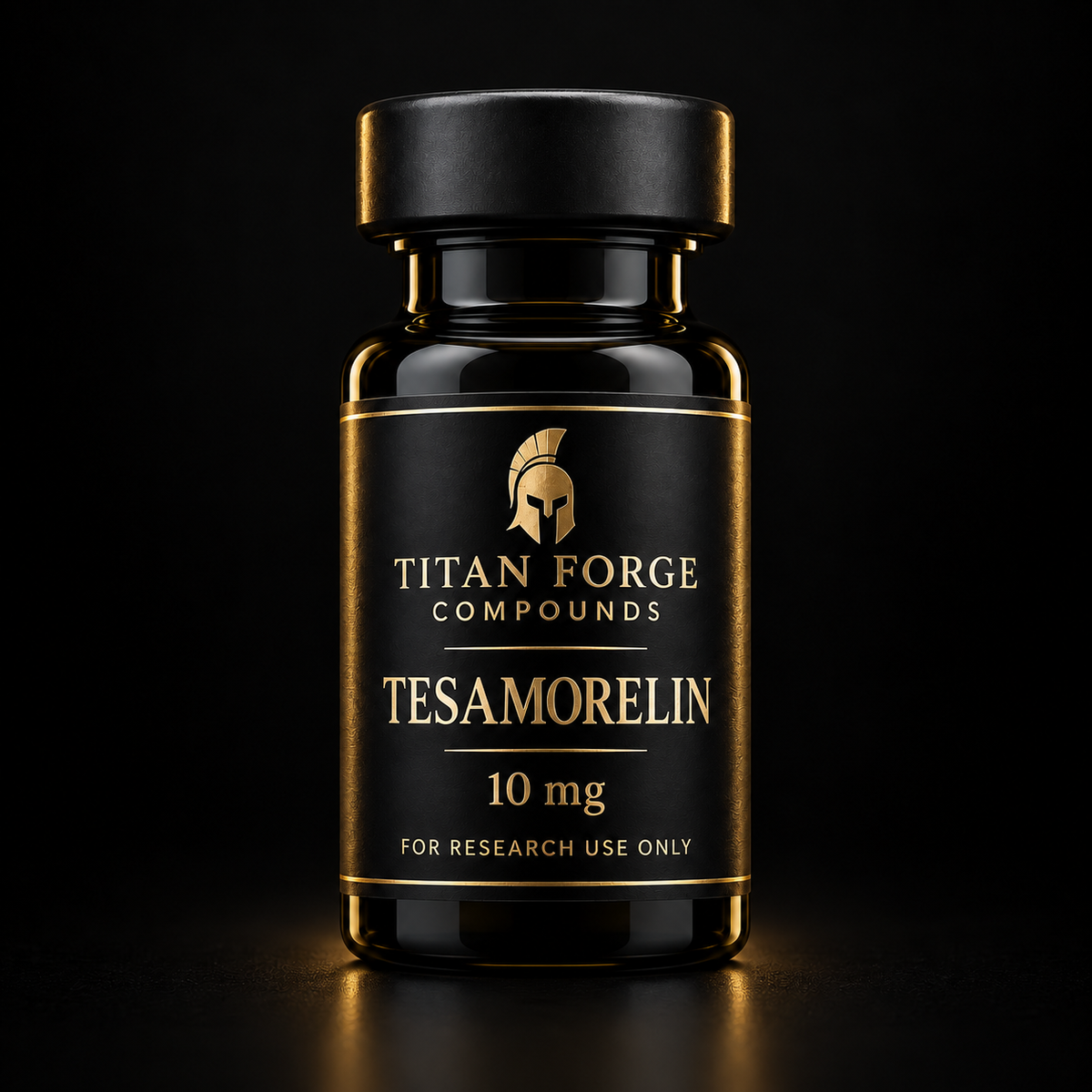 Tesamorelin 10mg lyophilised research peptide vial – Titan Forge Compounds